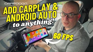 Carpodgo T3 Pro 60FPS Review | add Apple Car Play &amp; Android Auto to ANYTHING