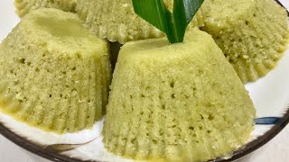 Steamed Kuih Apam Pandan So Nice