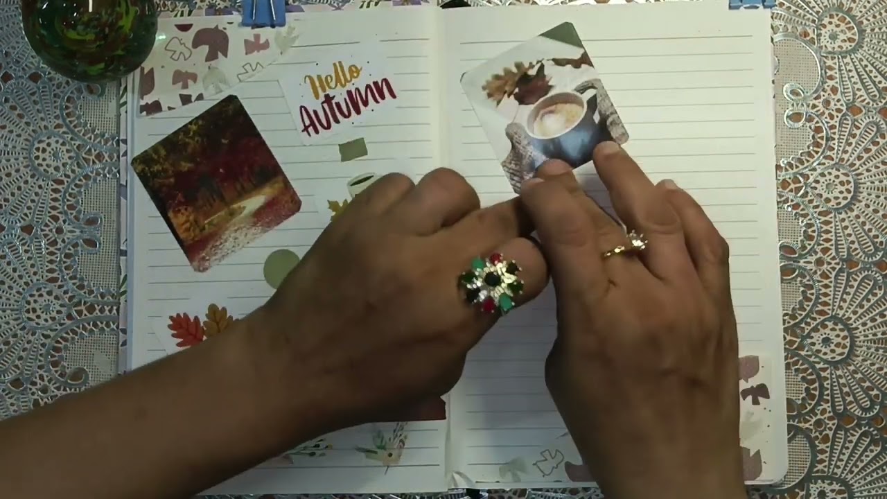Scrapbook With Me💜Autumn Season Theme | Few Lines on Autumn Season | Autumn Bullet Journal | Autumn🍂