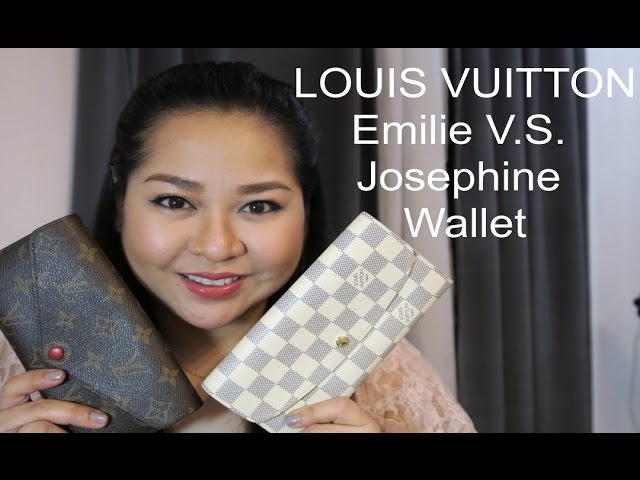 Louis Vuitton Emilie and Josephine Wallet Comparison 