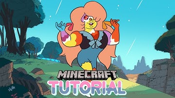 Minecraft Steven Universe Crazy Lace Agate Statue Building Tutorial