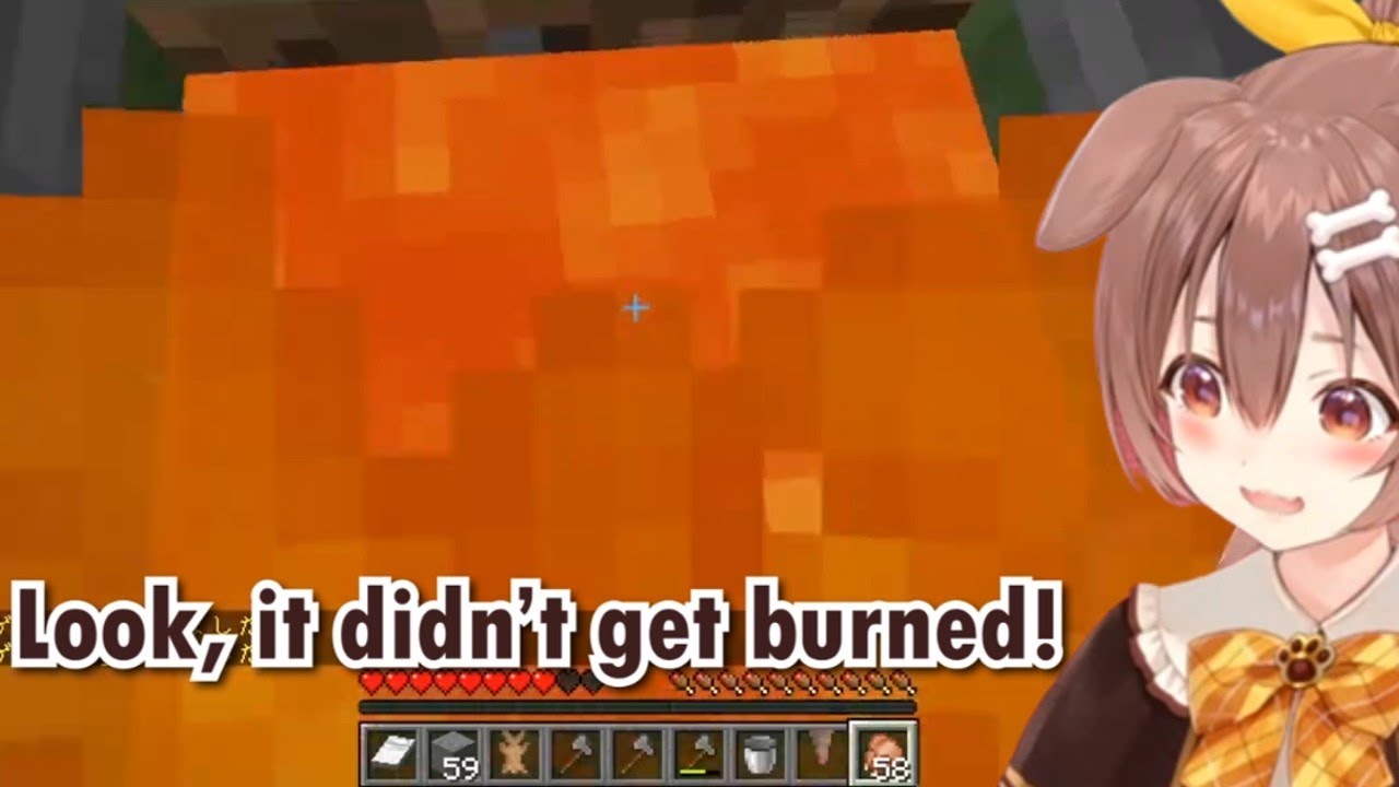 Korone's Lava Garbage Bin