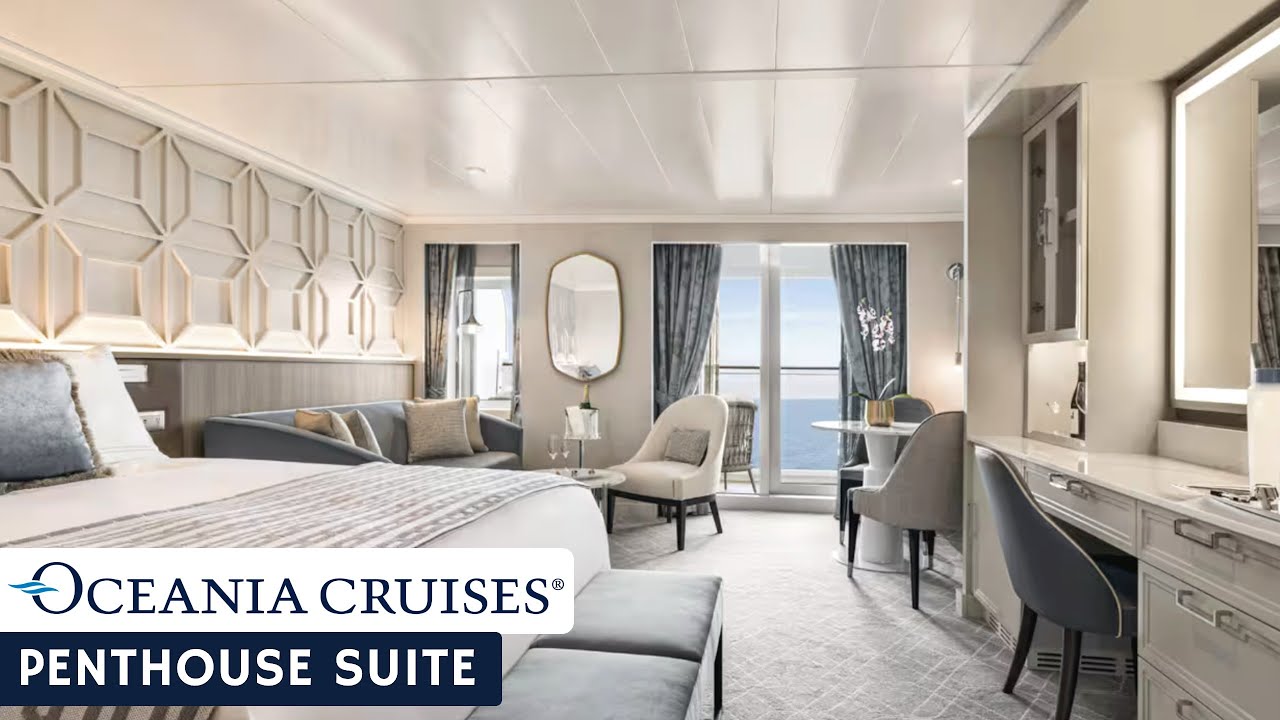 Oceania Allura | Penthouse Suite Full Walkthrough Tour & Review | 4K