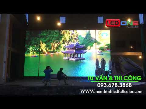 Ledone thi công màn hình led 150m2 tại Lạng Sơn cho sở văn hóa