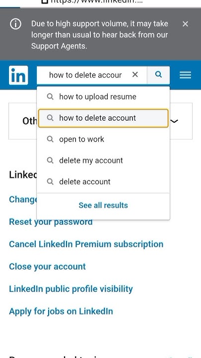 How To Permanently Delete Linkedin Account In Seconds shorts how-to-permanently-delete-your-linkedin-account-youtube