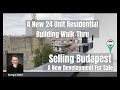 New Building Development Walk-Thru in Budapest for Sale in the 6th District