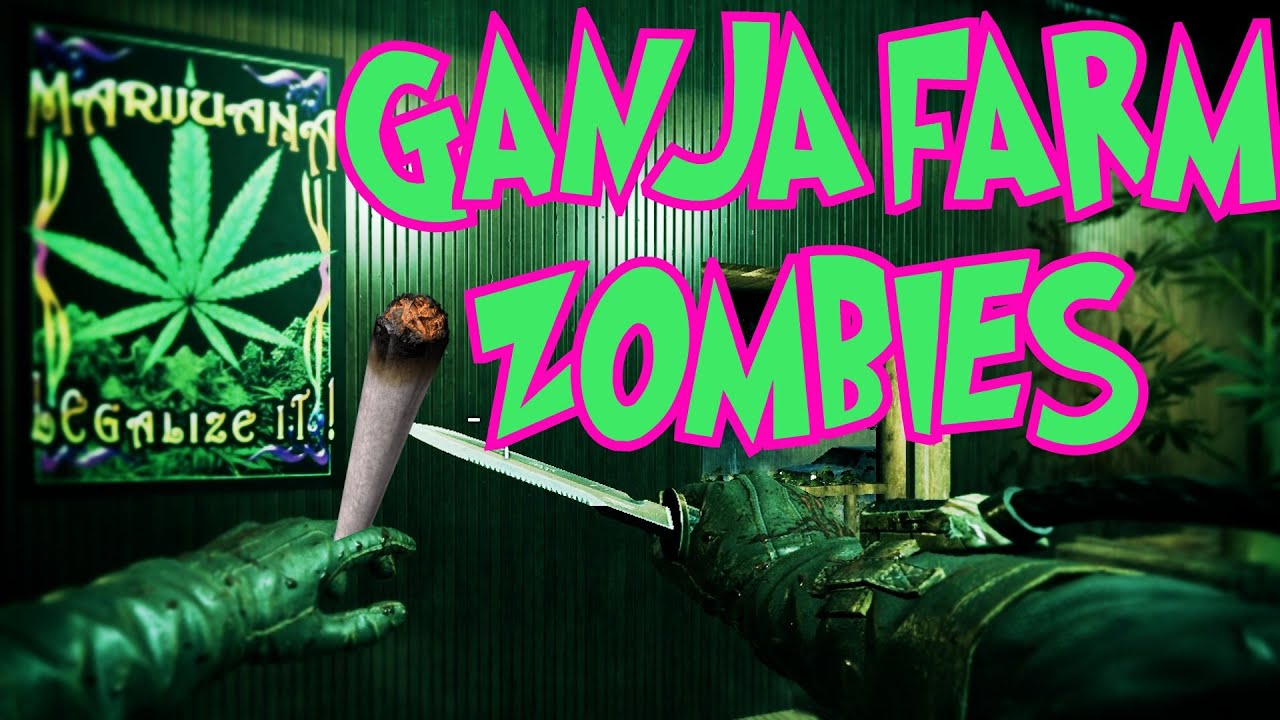 Call of Duty Zombies in a GANJA FARM!! Black Ops 3 Custom Zombies solo completion