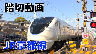 【踏切動画】 JR京都線 Railroad crossing Osaka Japan part 46