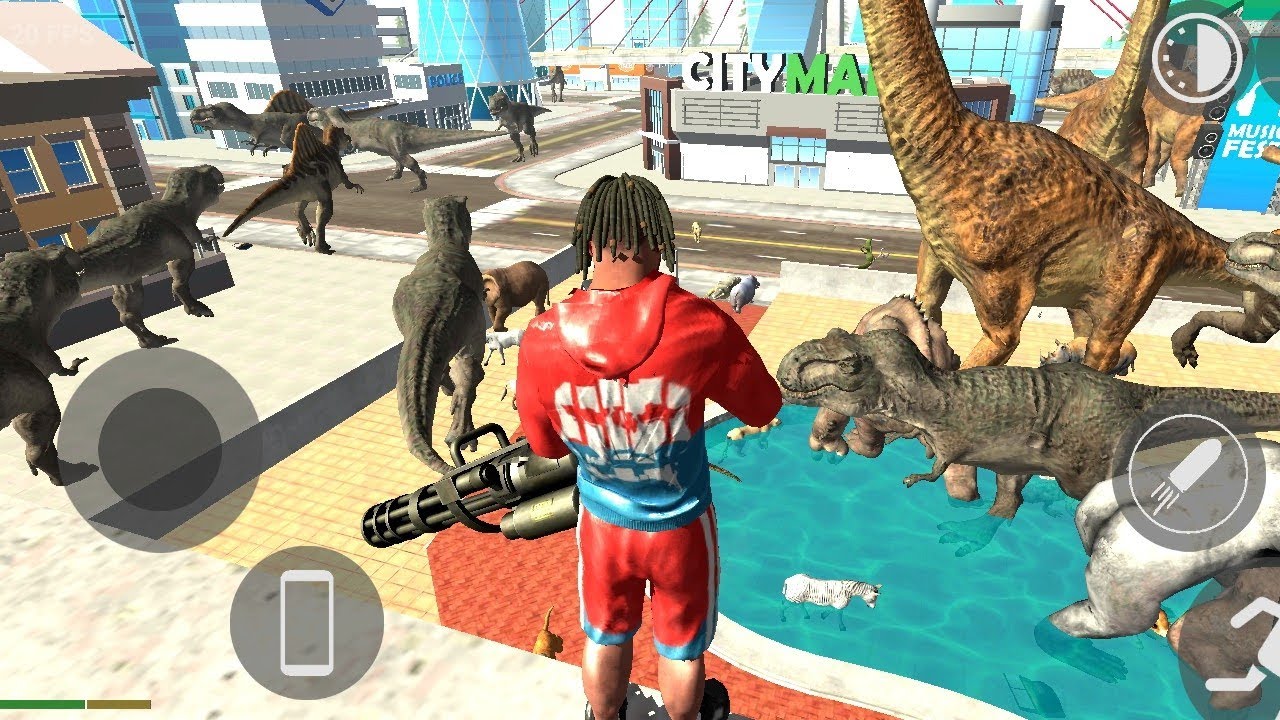 New City Mein Dinosaur Ka Attack // Indian Bike Driving 3D //
