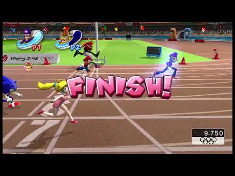 Mario Sonic At The Olympic Games Bowser Loses To Waluigi In 100m