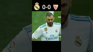 Real Madrid vs Sevilla 2017 La liga Ronaldo 😱 #youtube #shorts #highlights