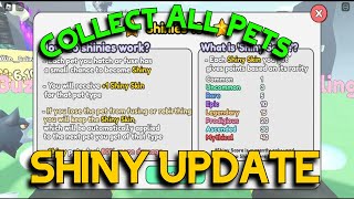 How to get Shiny Pets and in to Grotto 💰 Collect All Pets 🥇 Roblox 