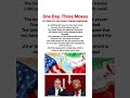 🚨🚨🚨 One Day, Three Moves: Is a New US-Iran Peace Chapter Beginning?
