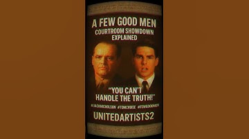 A Few Good Men | Courtroom Showdown Explained#JackNicholson #TomCruise #AFewGoodMen #unitedartists2