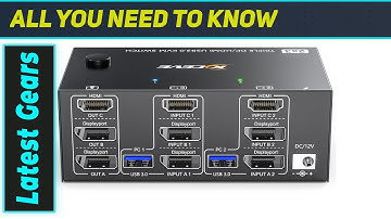 Best Triple Monitor KVM Switch? camgeet 8K 60Hz Review