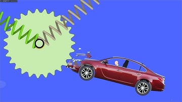 Phun Algodoo Car Destruction #12