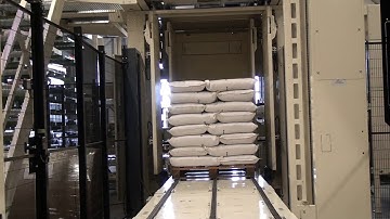 4222 Sugar 25kg wpp bag palletizing