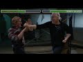 Johnny Lawrence Vs. Terry Silver With Healthbars