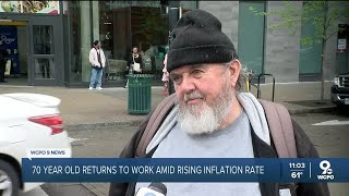 70yearold returns to work amid rising inflation rate