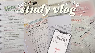 2days study vlog  6 am morning, lots of studying, being productive