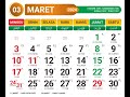 Kalender Maret 2024 dan Hari Libur