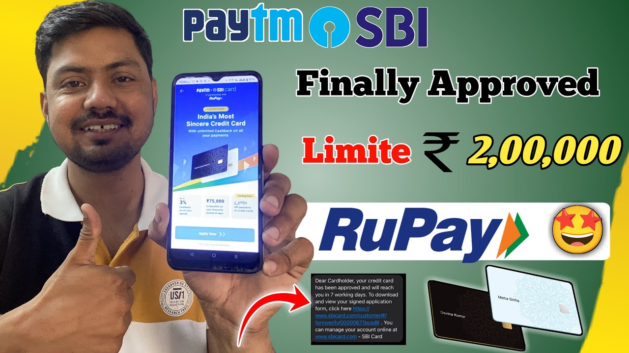 Finally Approved SBI Rupay Paytm Credit Card Paytm Sbi Rupay Credit paytm-citibank-credit-card-big-update-paytm-citi-credit-card-closed