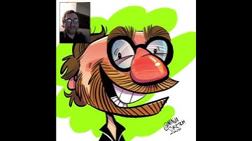 Procreate video of live caricatures