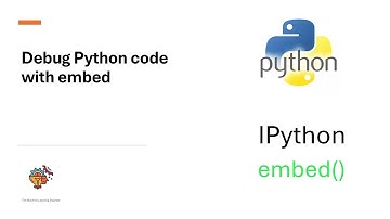 Debug Python code With embed  #machinelearning  #datascience