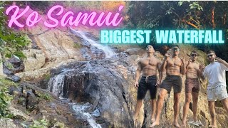 🏝️KOHSAMUI BIGGEST WATERFALL | 30min CLIMBING 🇹🇭 #kohsamui #kosamui