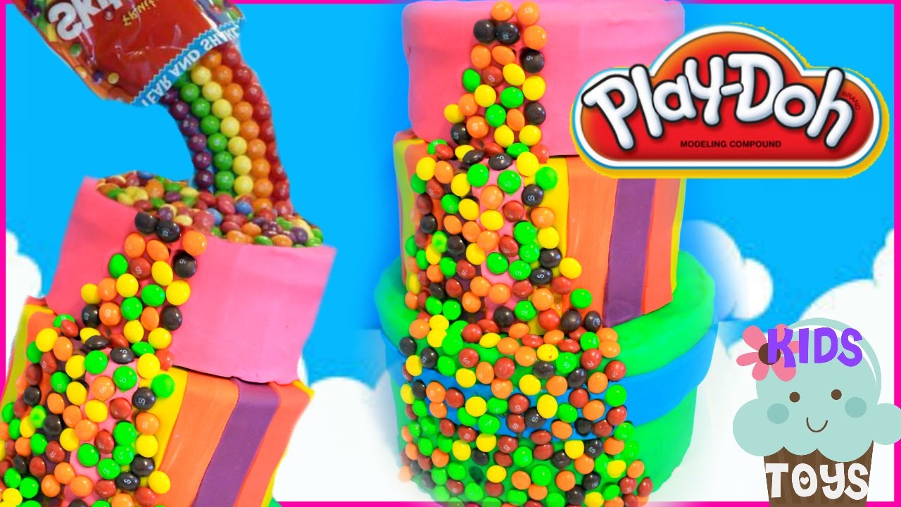 rainbow play doh videos