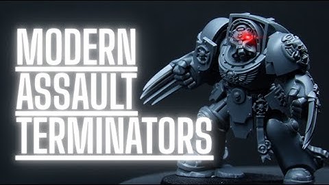 New Assault Terminators Speed Build + Magnetizing + Showcase | Warhammer 40k Crux Terminatus Model