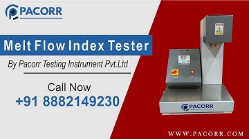 Melt Flow Index Tester