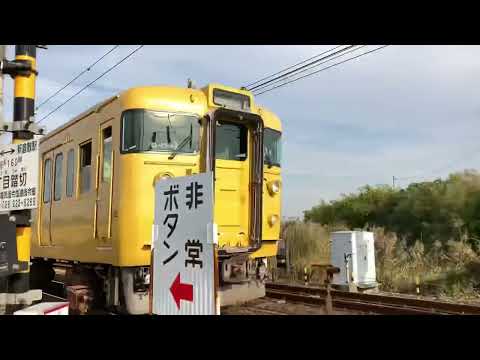 岡山電車区115系高速通過集