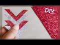 DIY Valentine's Day/Christmas ornament Tutorial/Glitter foam sheet craft/Foamiran/Art & Craft