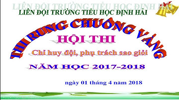 Đề thi rung chuông vàng-Chỉ huy liên đội giỏi, phụ trách sao giỏi|| Link down ở phần mô tả.