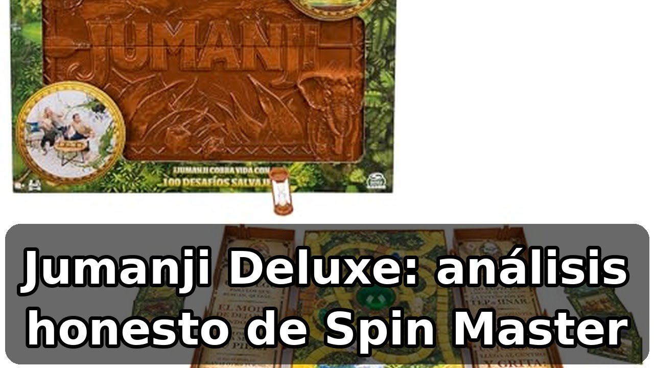 Spin Master Jumanji Deluxe 6064248, versión en alemán Spin Master Jumanji Deluxe 6064248, versión en alemán