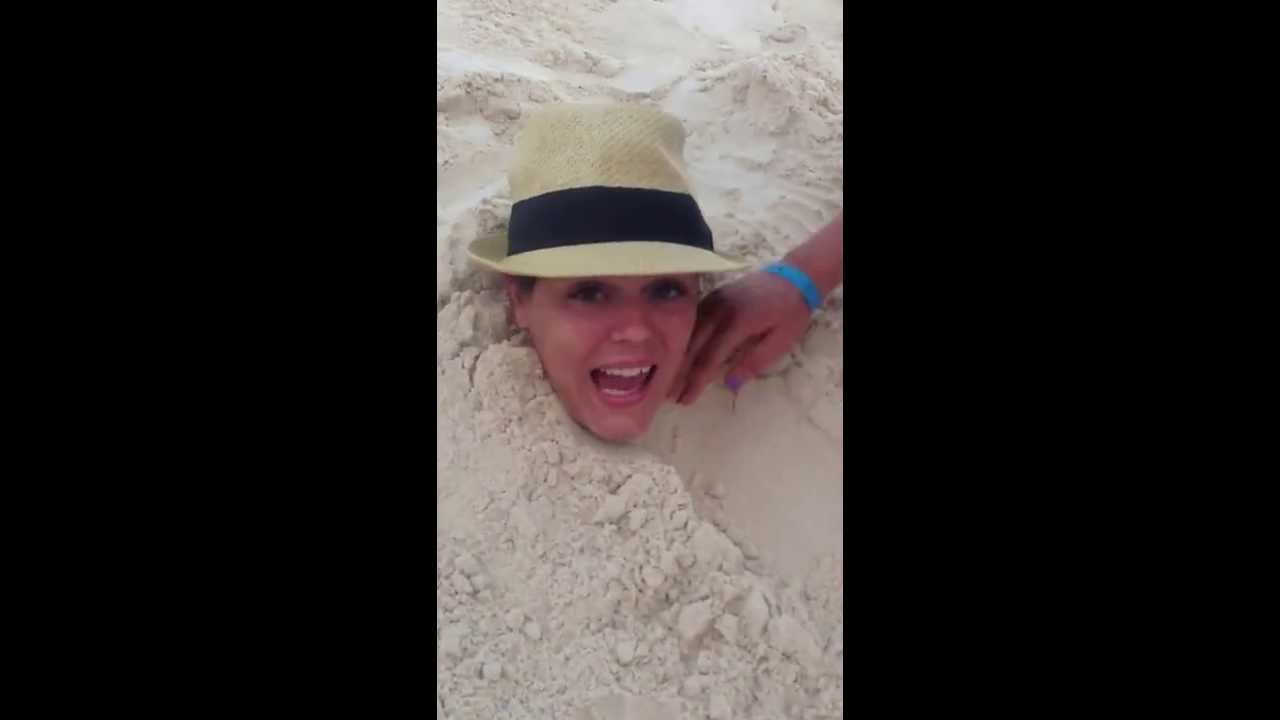 Hysterical woman buried alive! This is hilarious! YouTube play Women ...