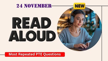 Read Aloud PTE Speaking | Timer and Answers | Real Exam Questions November 2025