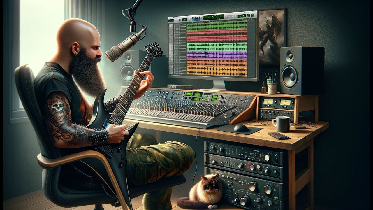 Как ЛЕГКО записать металлическую гитару дома с помощью Amp Sims