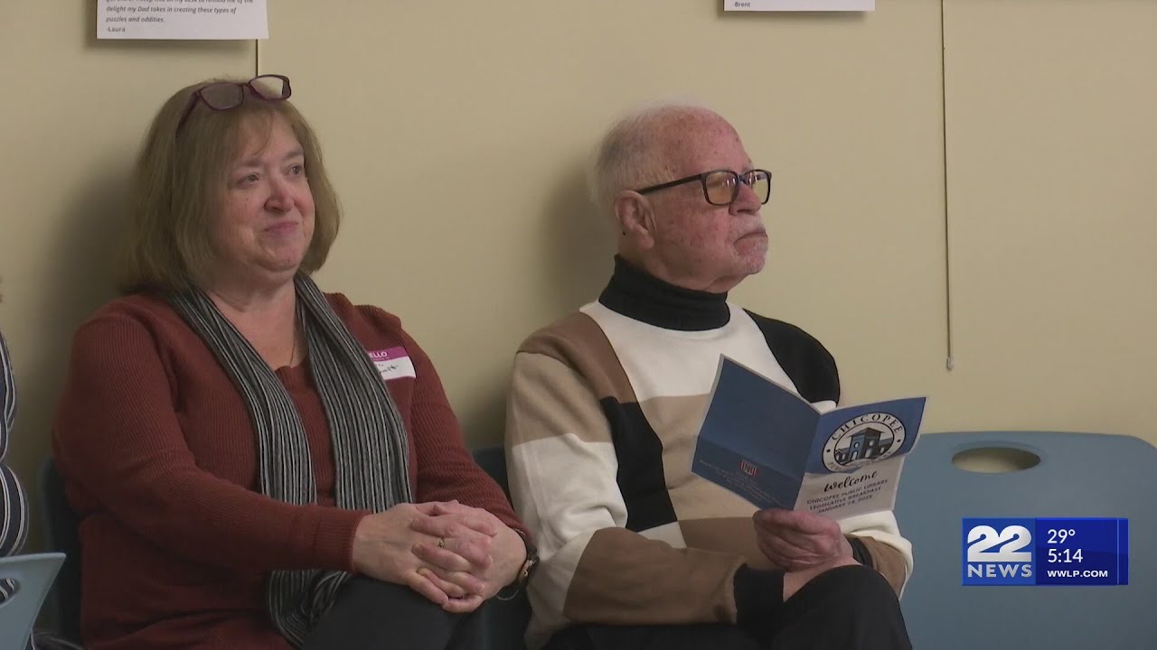 Chicopee Public Library advocates for preventing book bans - YouTube