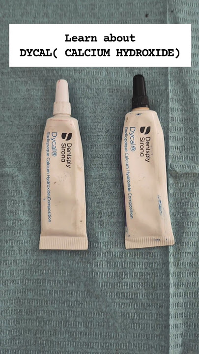 let's learn about DYCAL ( calcium hydroxide) #dental #calciumhydroxide #endodontist