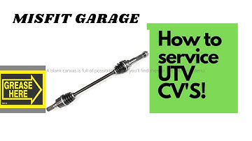 How to Service or Replace a Can-Am Maverick X3 Max UTV CV Axle