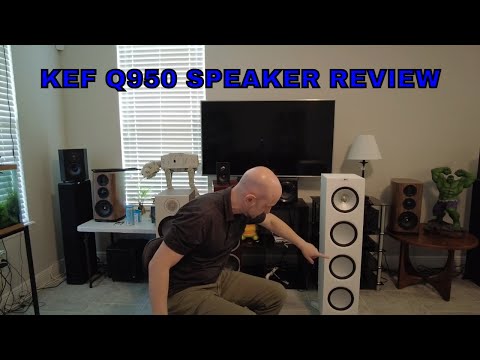 KEF Q950 Tower Floor Standing Speaker Review | Home Theater and Music | 8 inch Woofers |