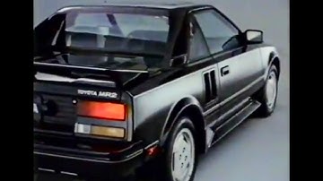 1986 Toyota MR2 commercial