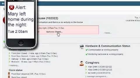 Sensormind web interface video