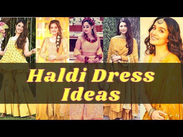 Prettiest Haldi Outfits We Spotted On Our Real Brides! | WedMeGood