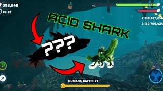 ACID SHARK IN HUNGRY SHARK EVOLUTION *SUPER COOL* (MUST WATCH)