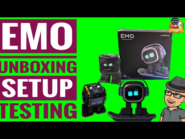 Emo Robot Living AI EMO Pet production Model EMO 1 Unboxing