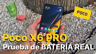 Tecnophonepro Videos El Poco X6 PRO tiene MALA Batería? 🪫 Prueba REAL de USO