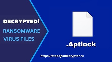 Aptlock Ransomware Attack | Remove .aptlock Virus and Decrypt Encrypted Files with STOP DJVU
